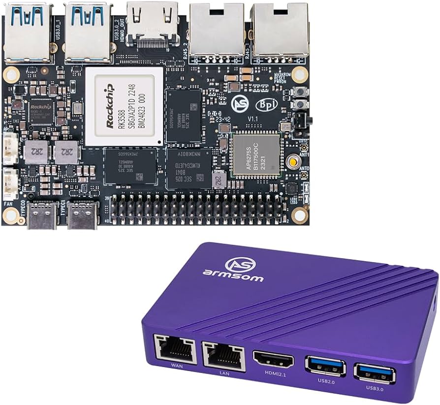 Amazon.co.jp: WayPonDEV Banana Pi BPI-M7 Rockchip RK3588 SBC